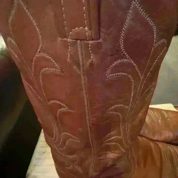 Men’s Brown HONDO Cowboy Boots size 9 1/2 D - Picture 5 of 13